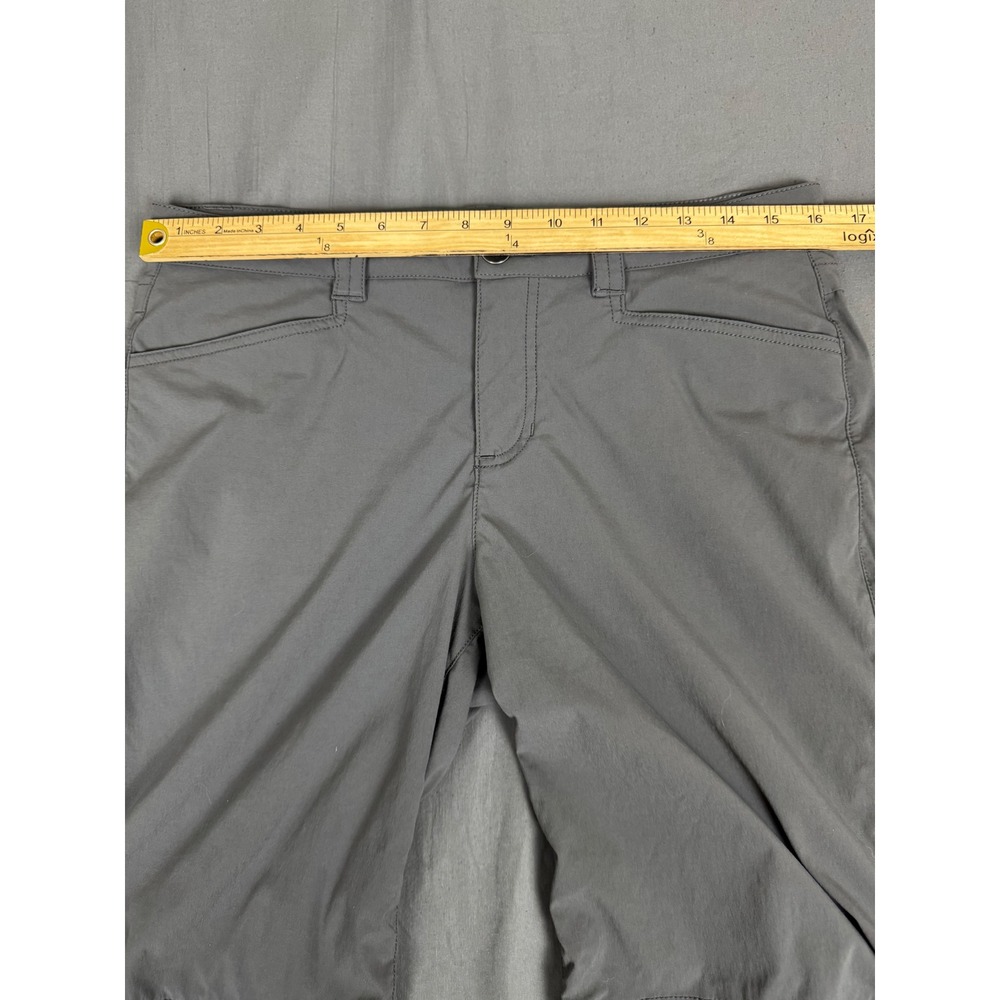 Eddie Bauer Travex Gray Hiking Shorts Womens 8 Nylon Performance Bermuda Outdoor - Picture 3 of 16
